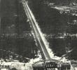 Die Baustelle des Achsenkreuzes im Berliner Tiergarten 1938