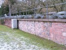 Standort der ehemaligen Treppe in der Mauer vom Schöntal