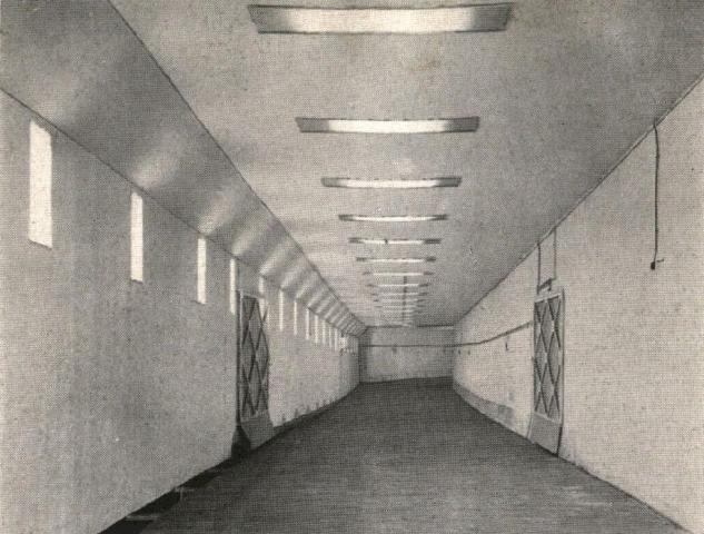 Beleuchtungsversuch Lindentunnel 1942